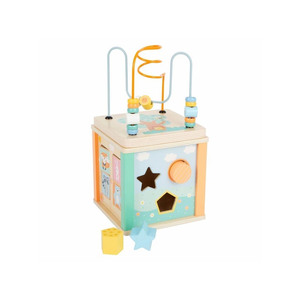 Small Foot - Wooden Activity Cube and Motor Skills