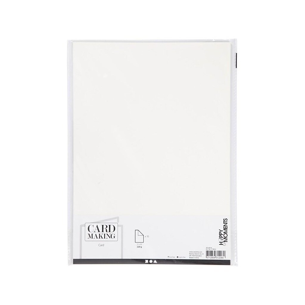 Creativ Company - Cardboard Off-white A4 220g 10 pcs.