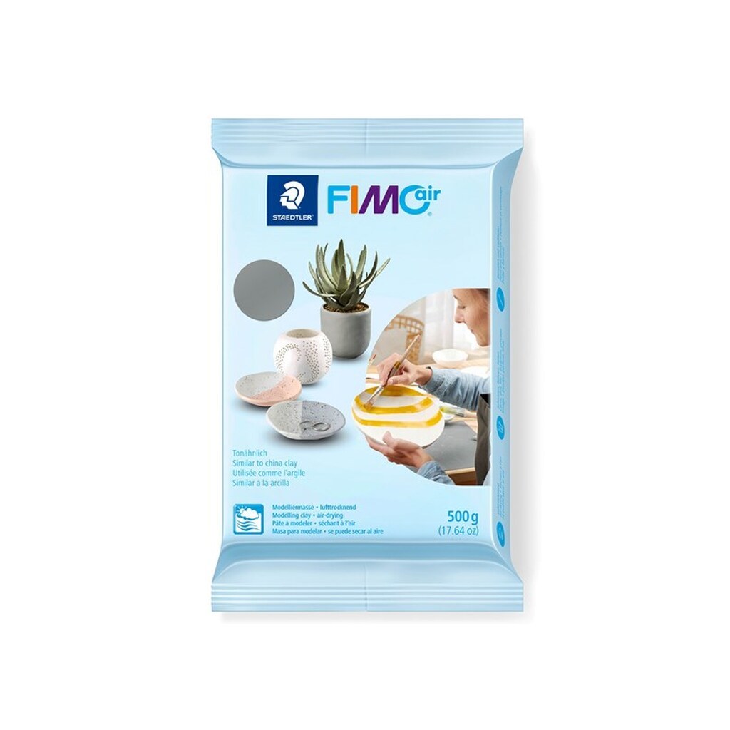 Staedtler FIMO Air modeller 500G Grå