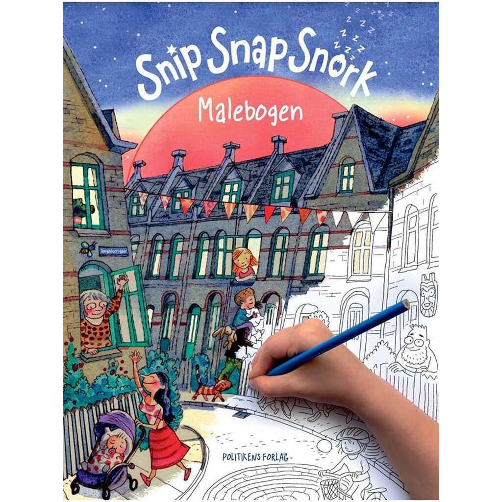 Snip Snap Snork Malebogen - Børnebog - Pocketbog