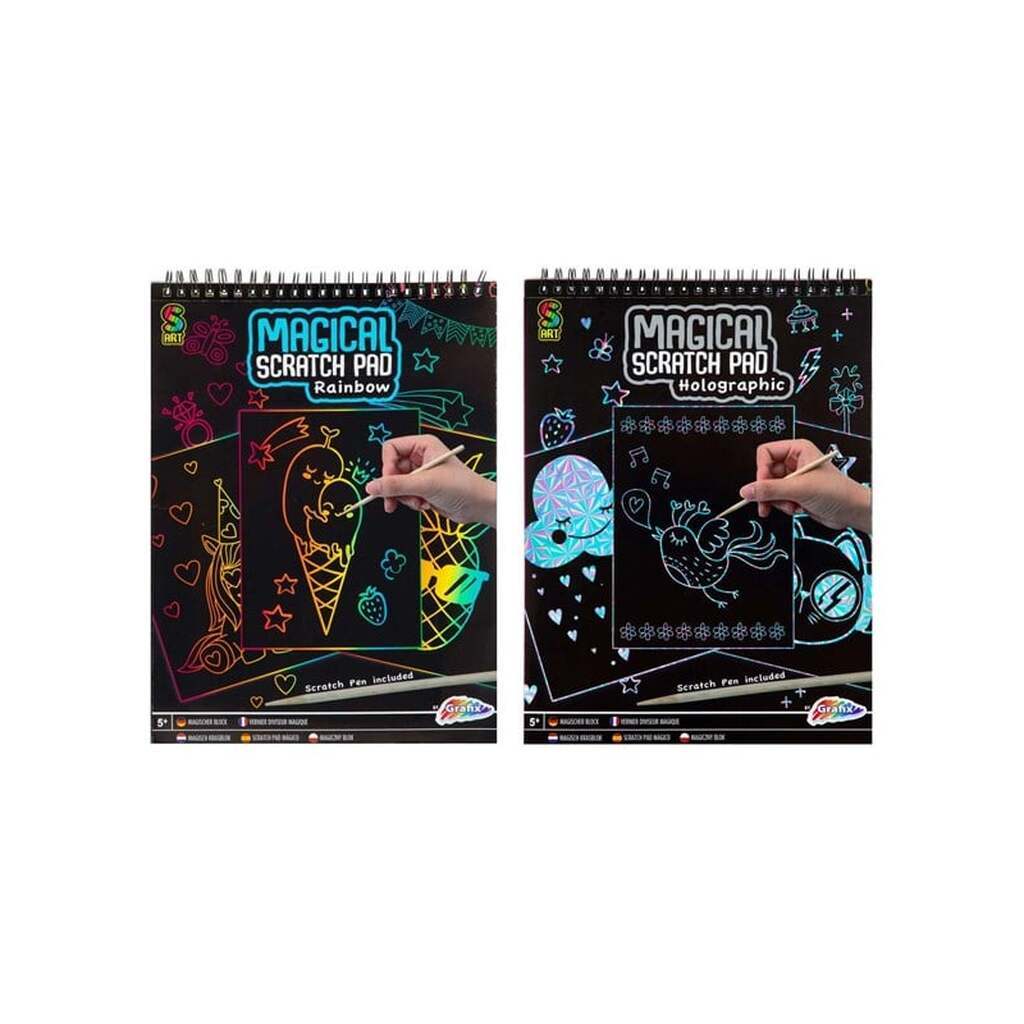 Grafix Magic Scratch Block A4