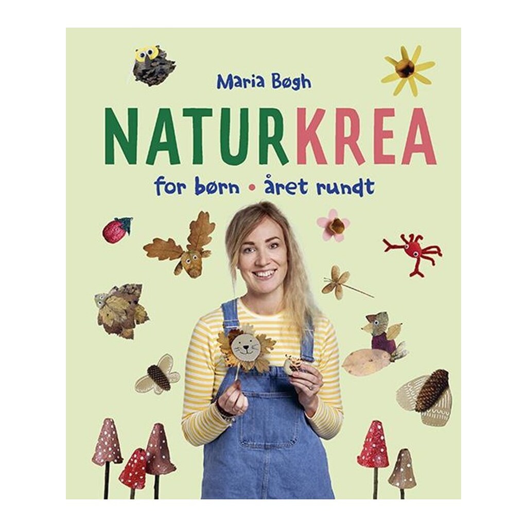 Naturkrea for børn - Året rundt - Børnebog - Hardcover