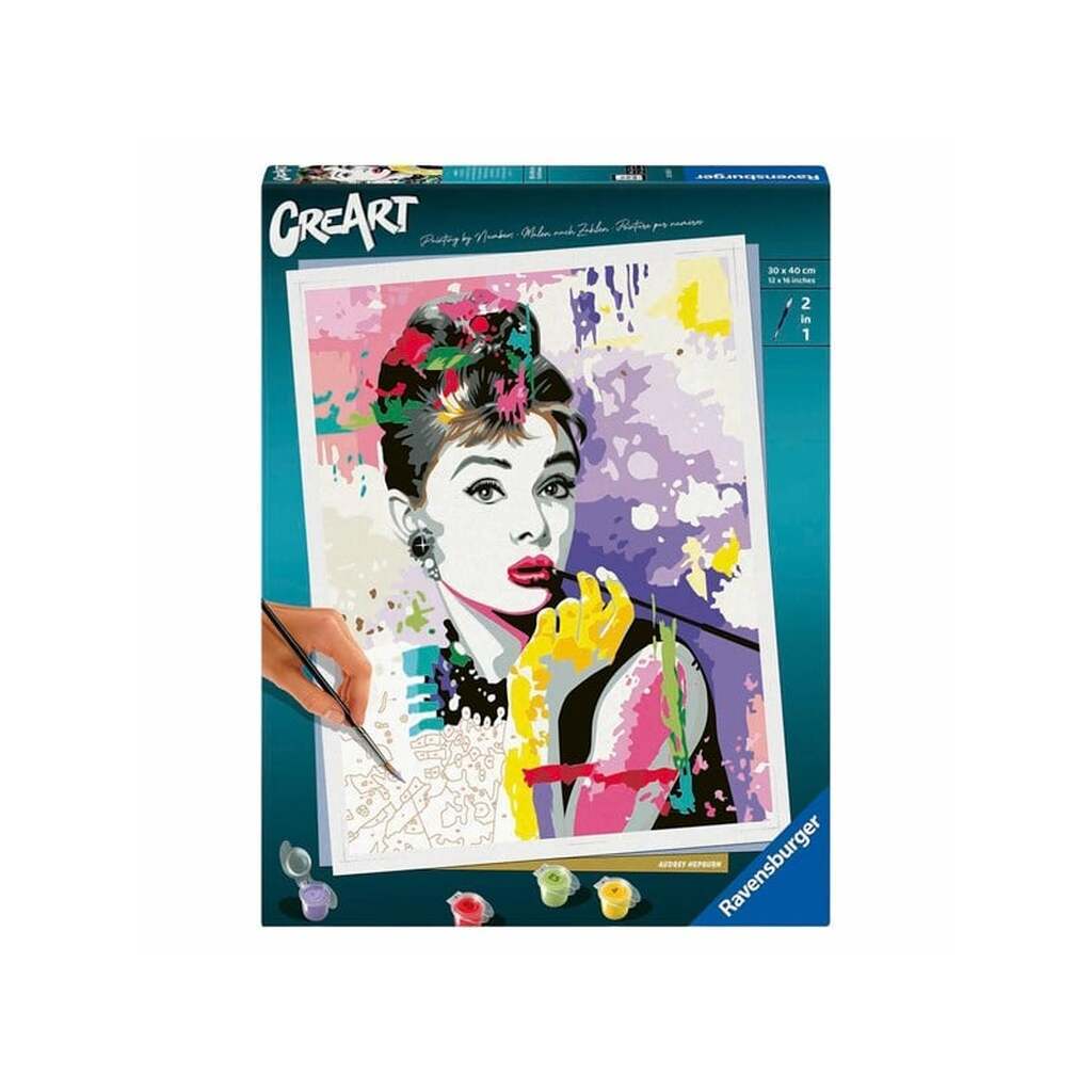Ravensburger CreArt Paint by Numbers - Audrey Hepburn