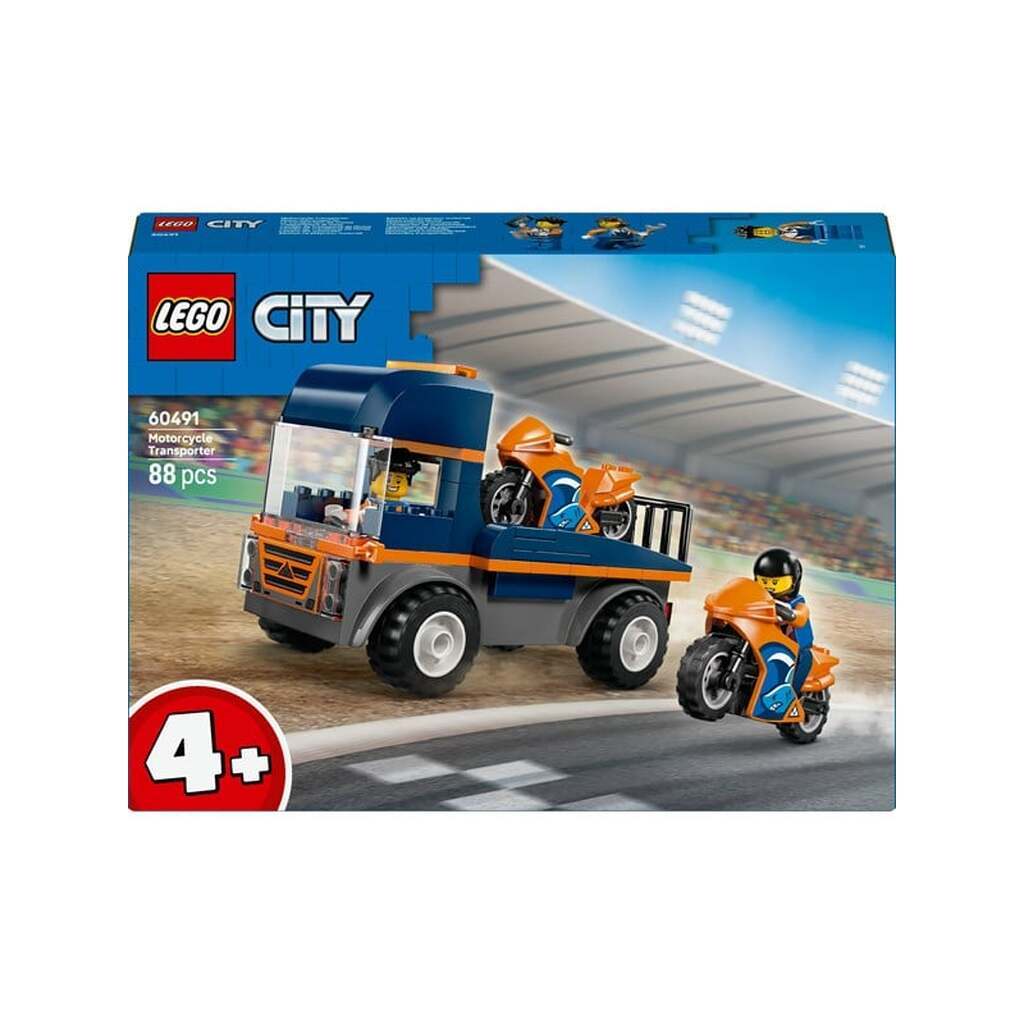 LEGO City 60491 Motorcykel-transporter