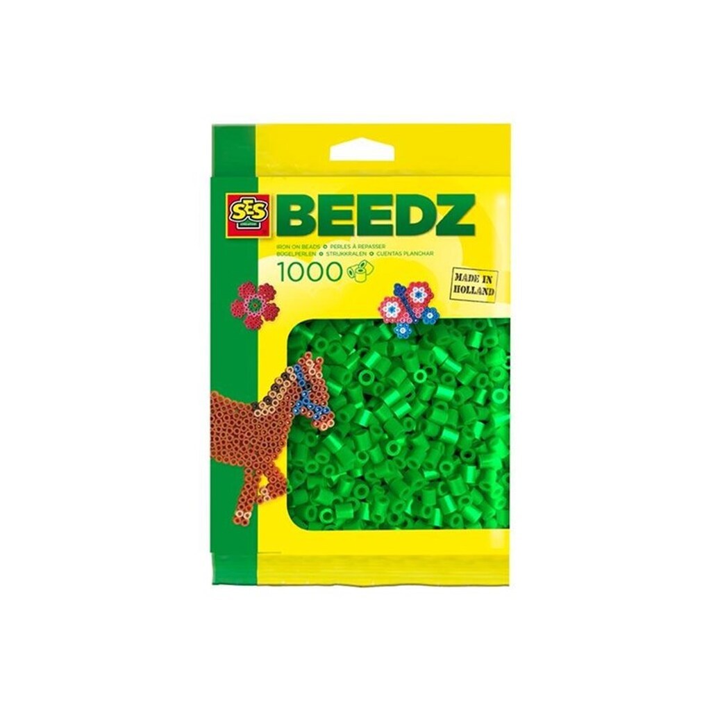 SES Creative Iron-on Beads - Green 1000pcs.