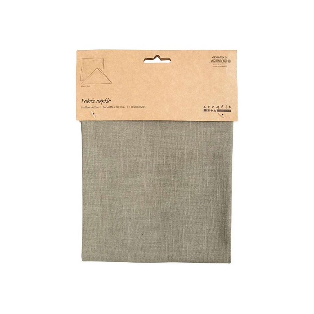 Creativ Company - Fabric Napkin Dusty Green 42x42cm
