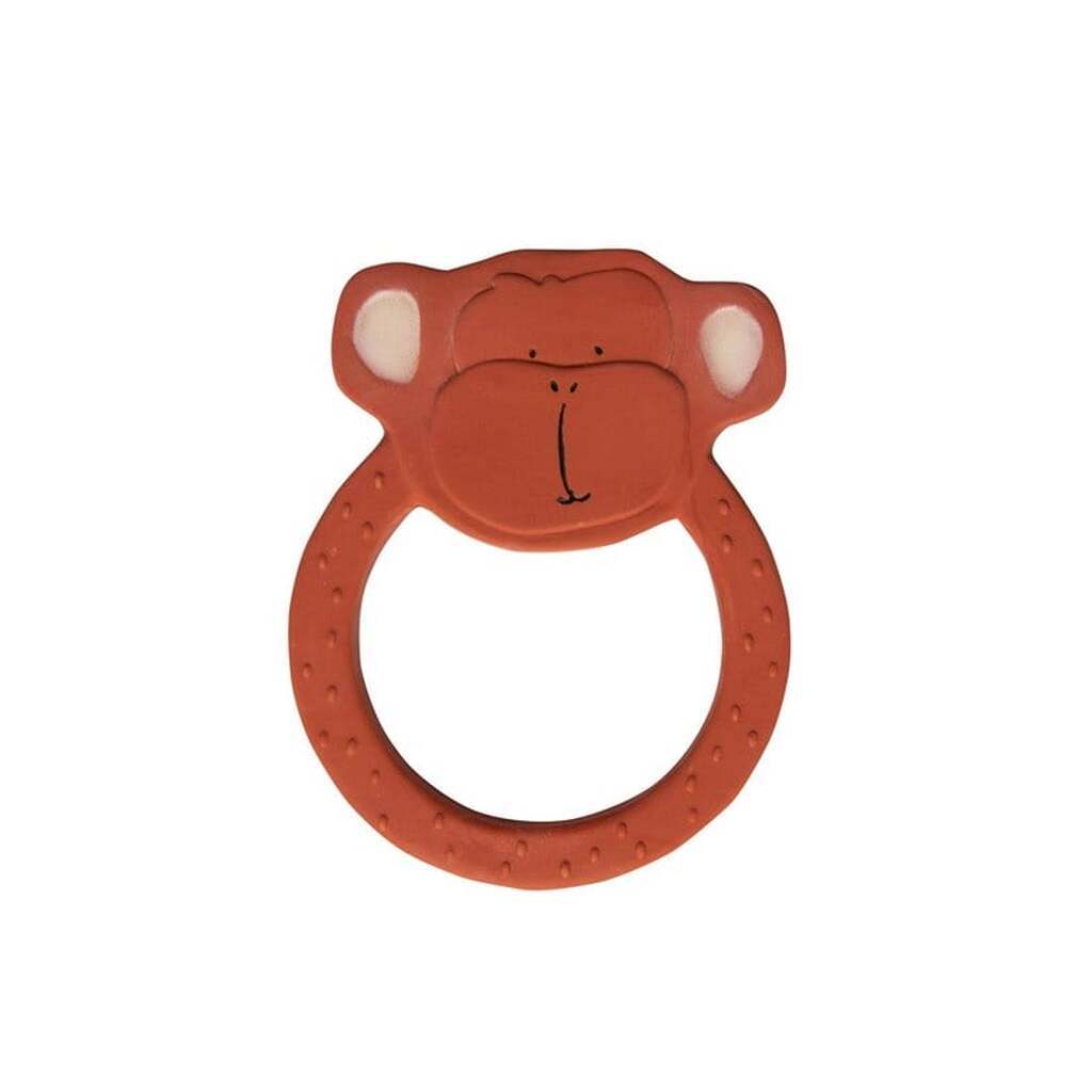 Trixie Baby - Teething Ring Round - Mr. Monkey