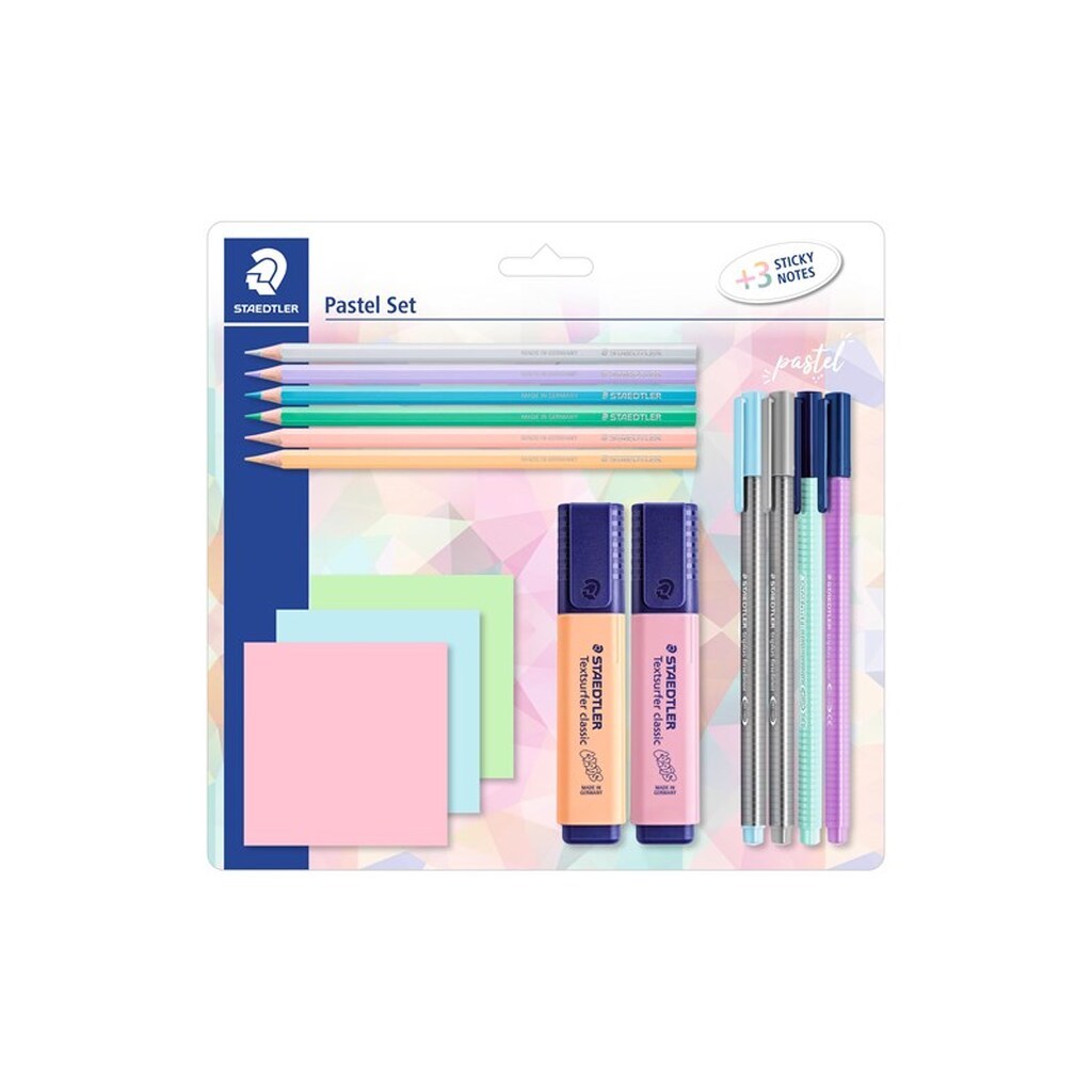 Staedtler Pastel Sort. Lille På Blister  Pefc 100%