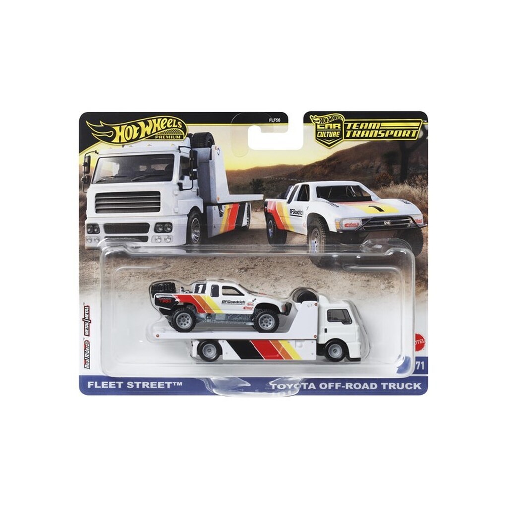 Hot Wheels Premium Car Culture Team Transport Fleet Street &amp; Toyota Off-Road Truck