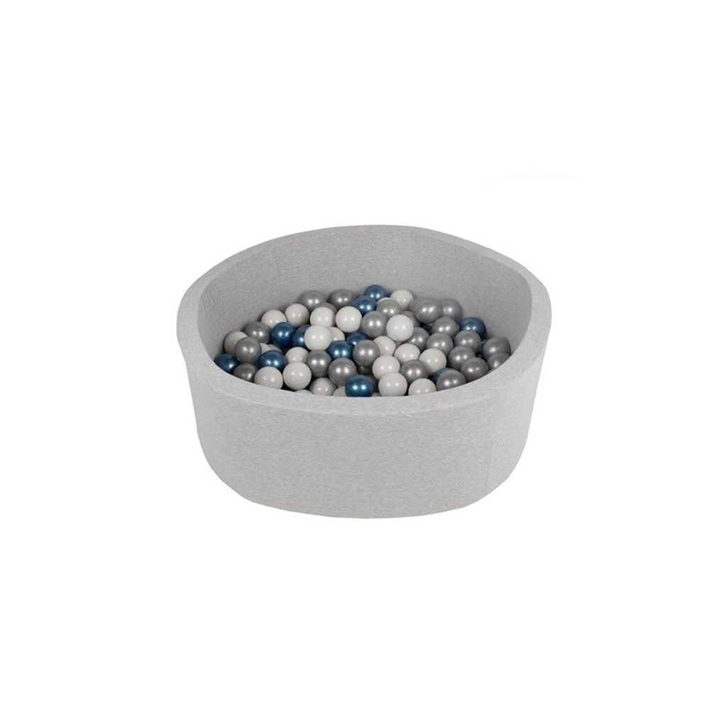 Babytrold Ball Pit with Balls - Grey