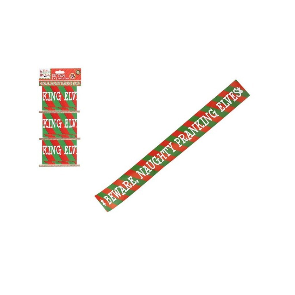 Elves Behavin&apos; Badley Pranking Elf Tape 3 x 2.75cm