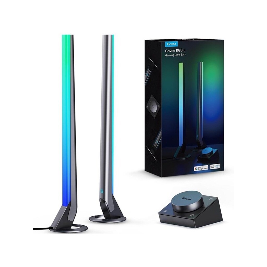 Govee RGBIC Wi-Fi Gaming Light Bars with Smart Controller