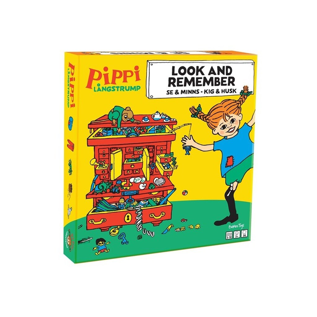 Barbo Toys Pippi Langstrømpe - Kig og Husk