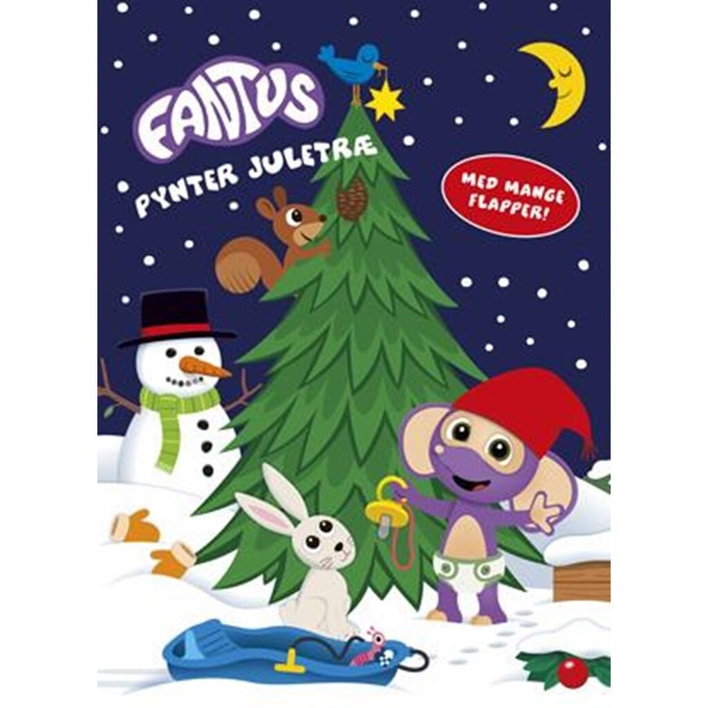 Fantus pynter juletræ - Børnebog - hardcover