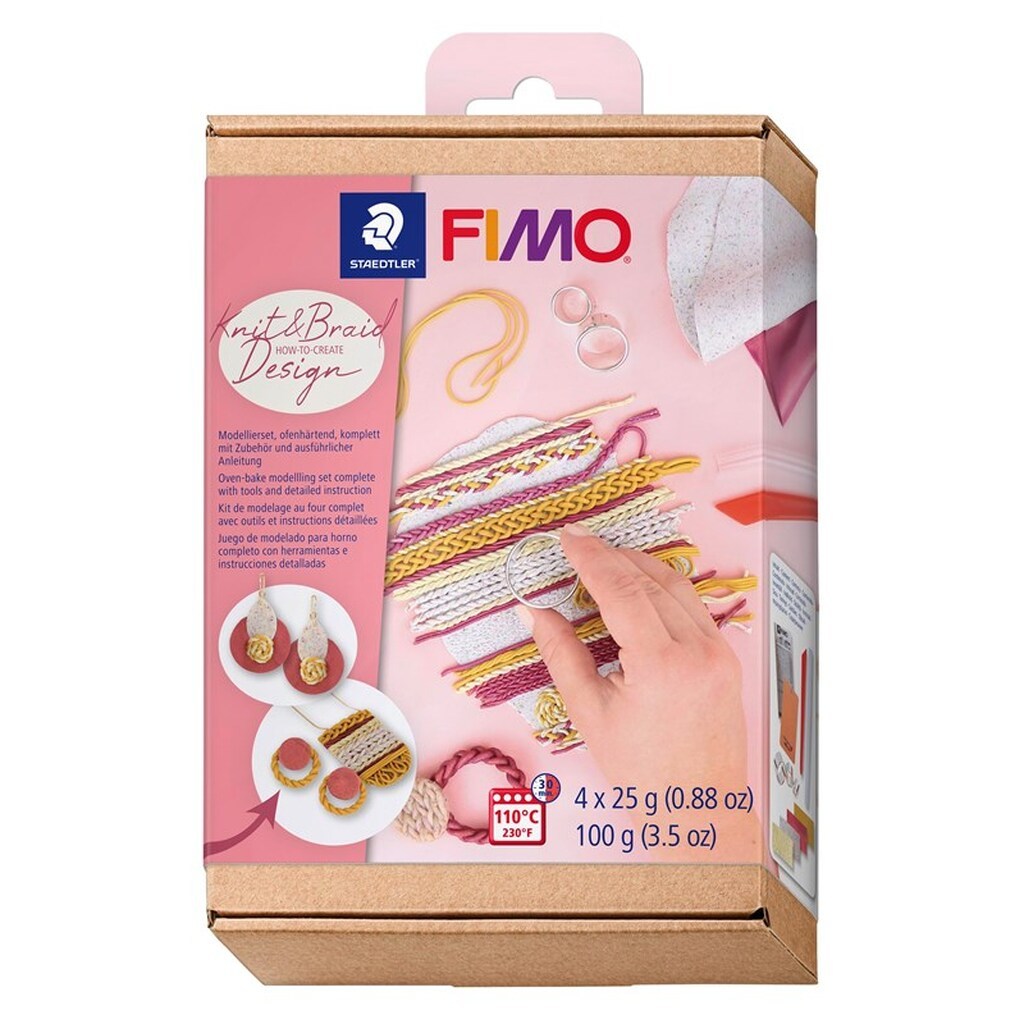 Staedtler Set FIMO modeller FIMO HtC knit &amp; braid