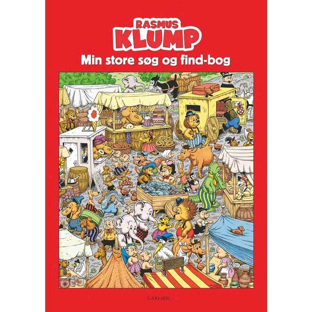 Min store søg og find-bog med Rasmus Klump - Børnebog - Hardcover