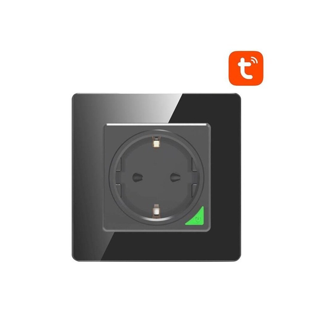 Avatto Smart WiFi Wall Socket N-WOT10-EU-B TUYA (black)
