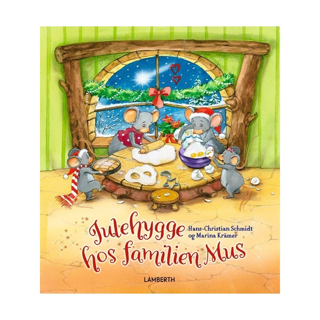 Julehygge hos familien Mus - Børnebog - hardcover