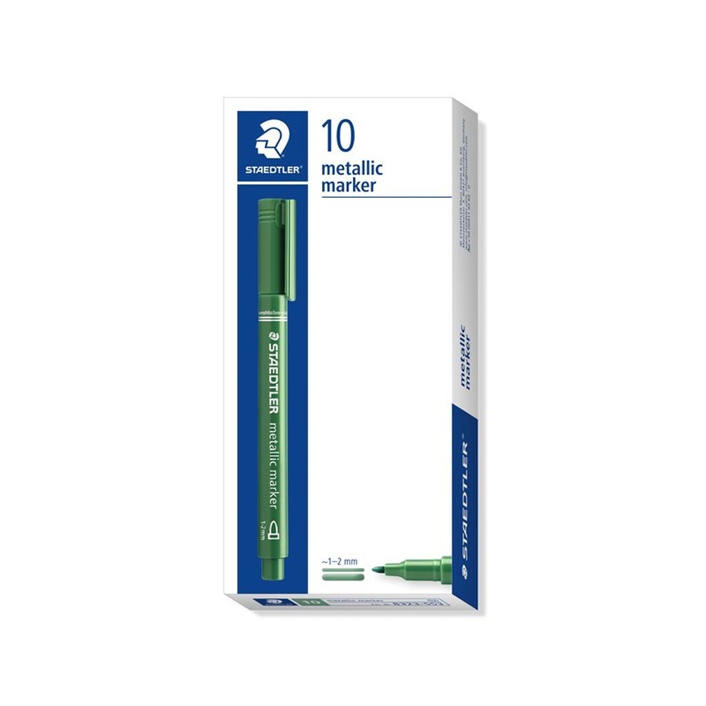 Staedtler STAEDTLER METALLICPEN - GRØN, 10 STK