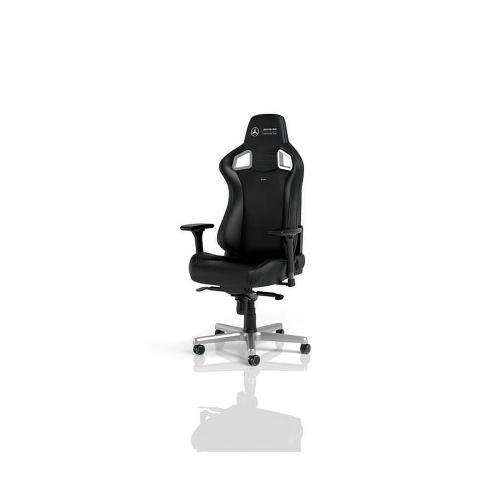 noblechairs EPIC Gaming Chair - Mercedes Motorsport 2021 Edition Gamer Stol - PU Læder - Op til 120 kg