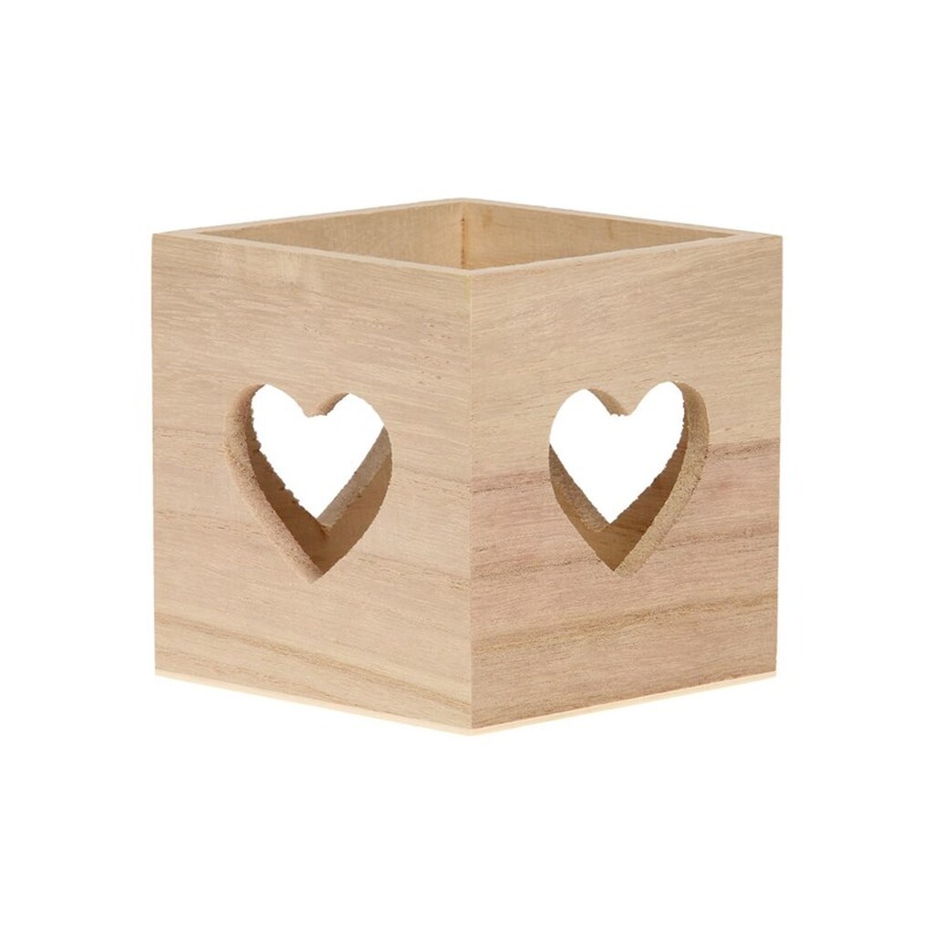 Playwood Tea light holder Heart