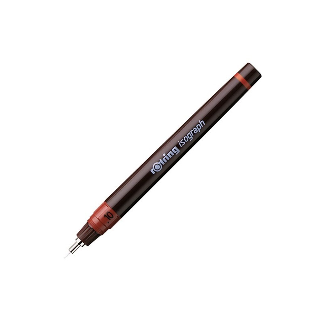 Rotring rOtring Isograph Teknisk Tegning Pen | 0,10 mm | Genopfyldelig fineliner pen