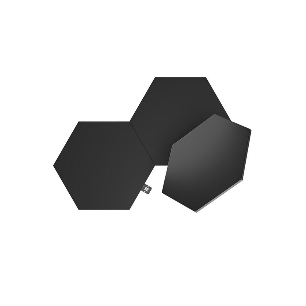 Nanoleaf Shapes Black Hexagons Expansion Pack (3 Panels)