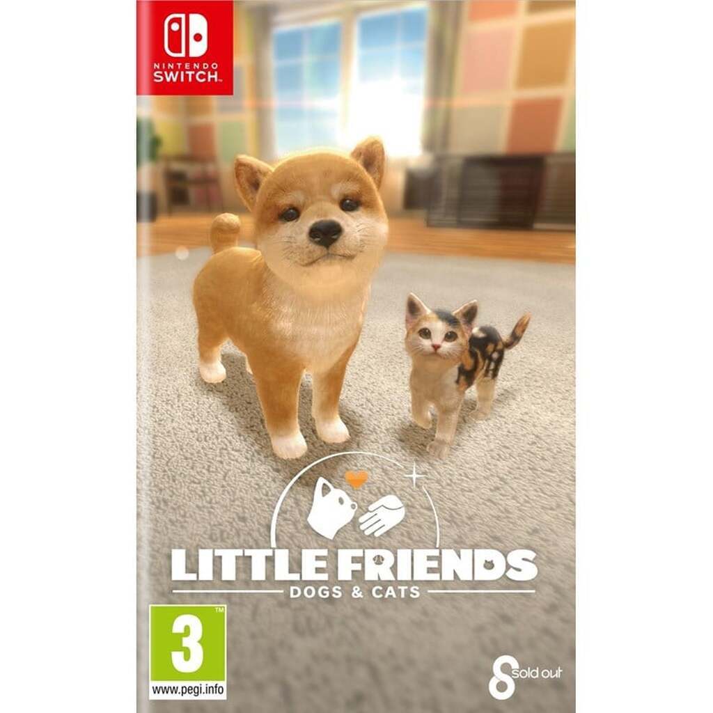 Little Friends Dogs &amp; Cats (Code in a Box) - Nintendo Switch - Virtuelle kæledyr