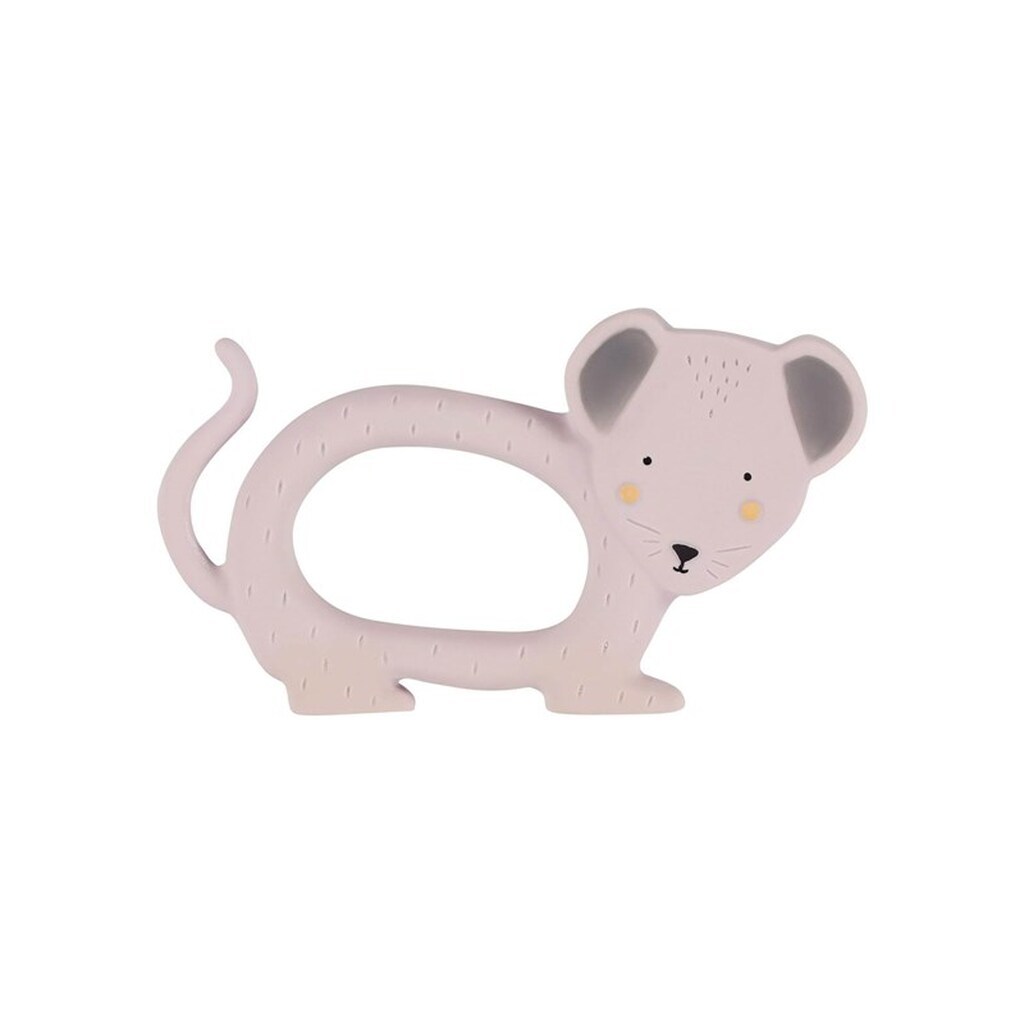 Trixie Baby Natural Rubber Grabbing Toy - Mrs. Mouse