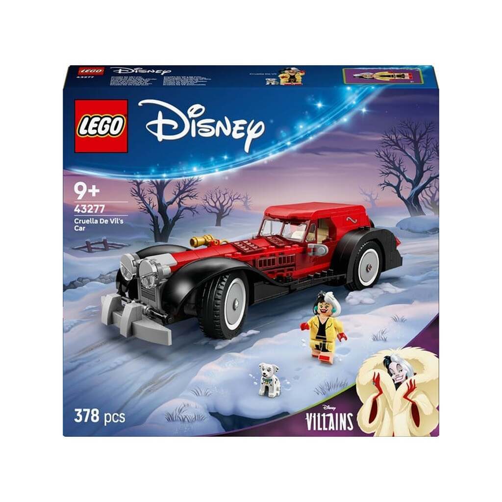 LEGO Disney 43277 Cruella de Vils bil