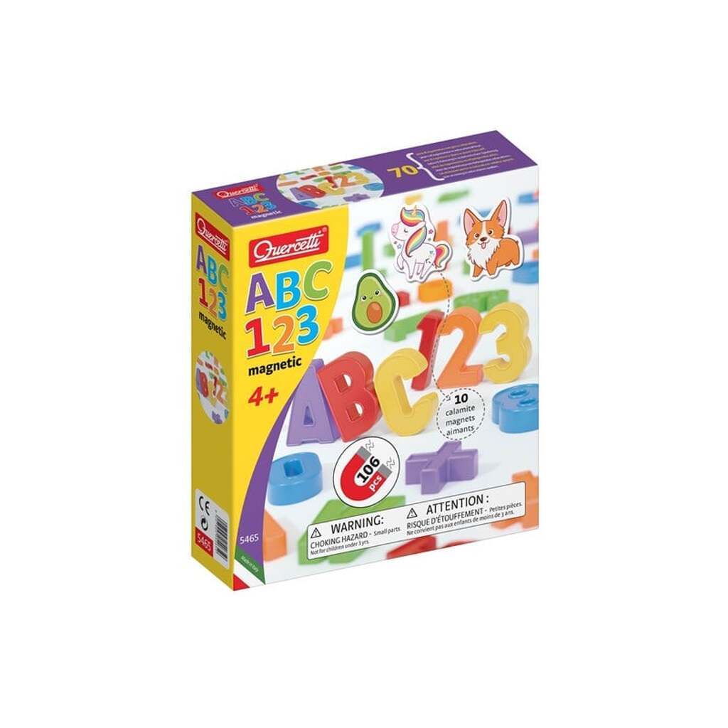 Quercetti Magnets: ABC &amp; 123