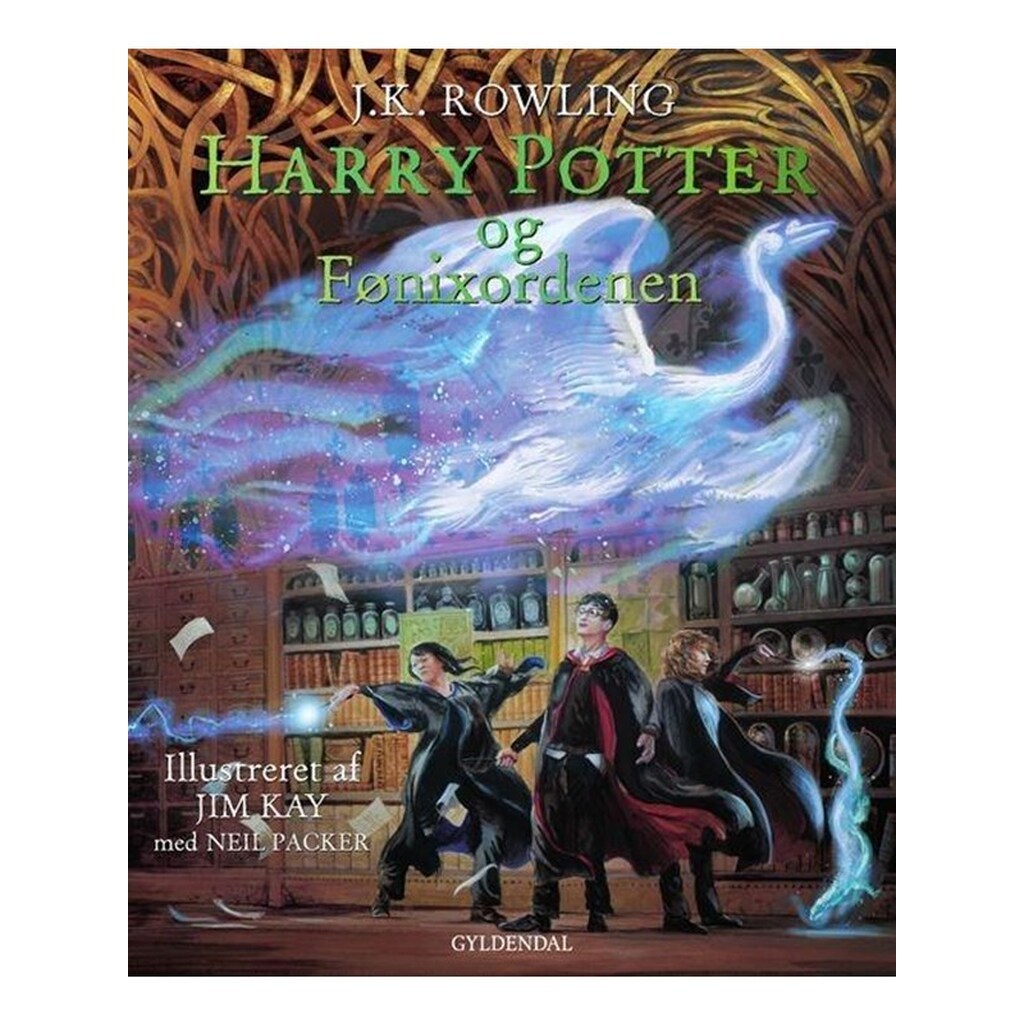 Harry Potter illustreret 5 - Harry Potter og Fønixordenen - Ungdomsbog - hardcover