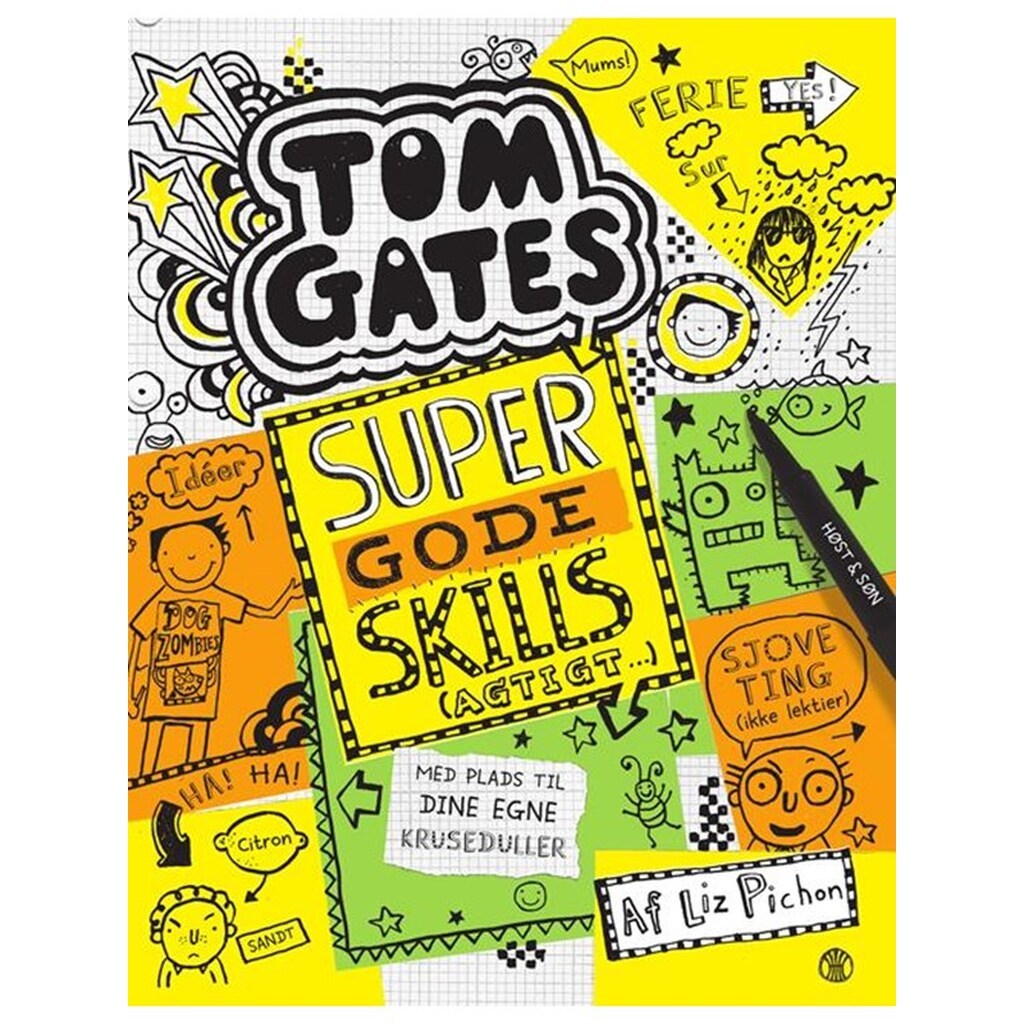 Tom Gates 10 - Supergode skills (agtigt) - Børnebog - Hæfte