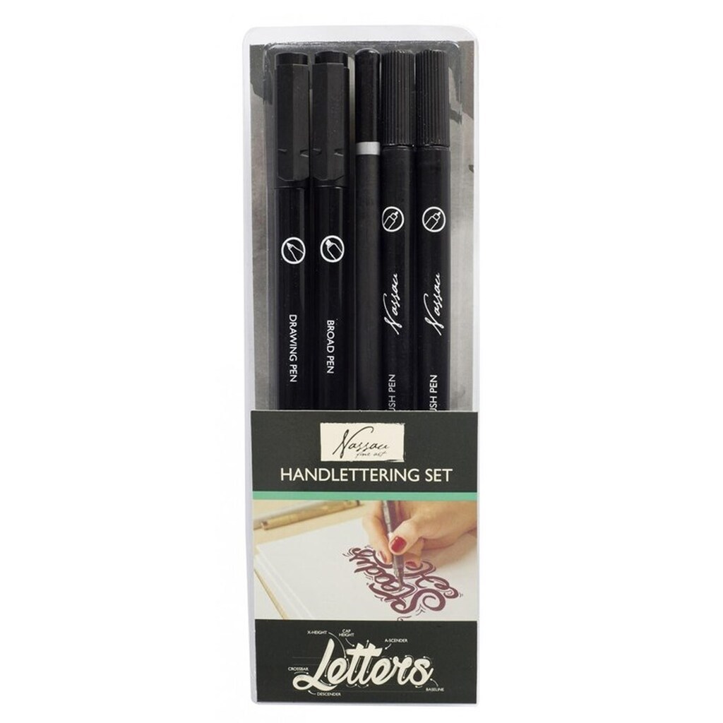 Creative Craft Group Kalligrafisæt 5 dele.