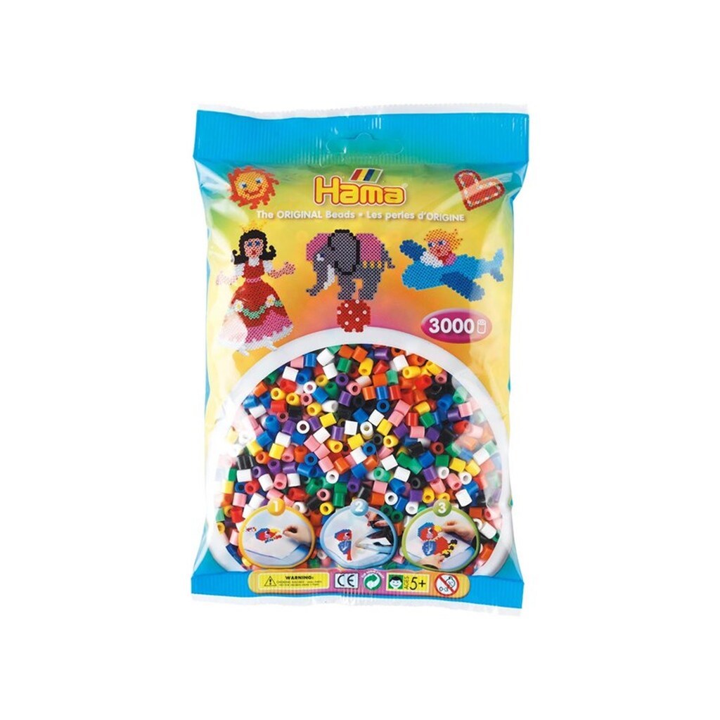 Hama Ironing Beads Mix - Standard 3000 pcs