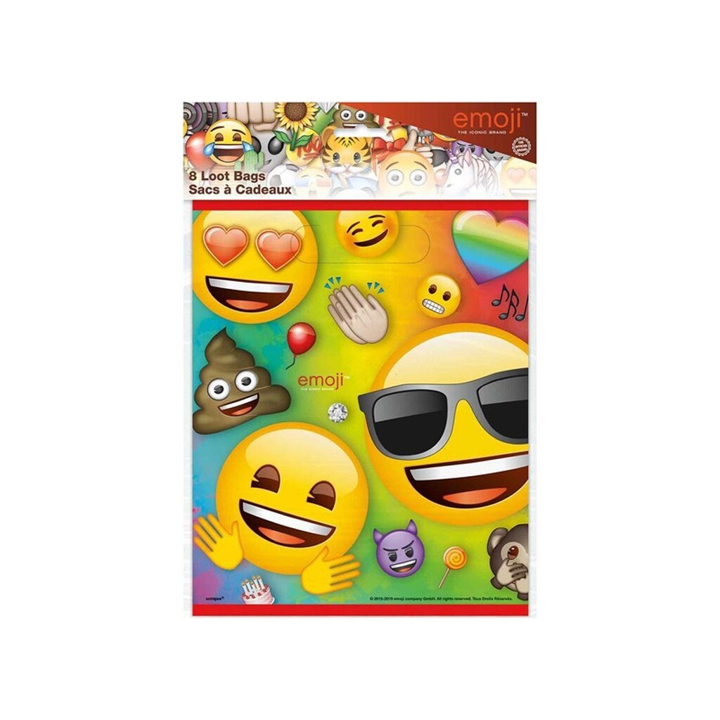 Haza Witbaard - Emoji Party Bags 8 pcs.