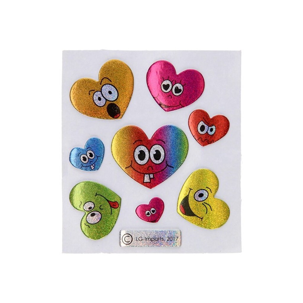 LG-Imports Stickers Smile Face Glittering (Assorted)