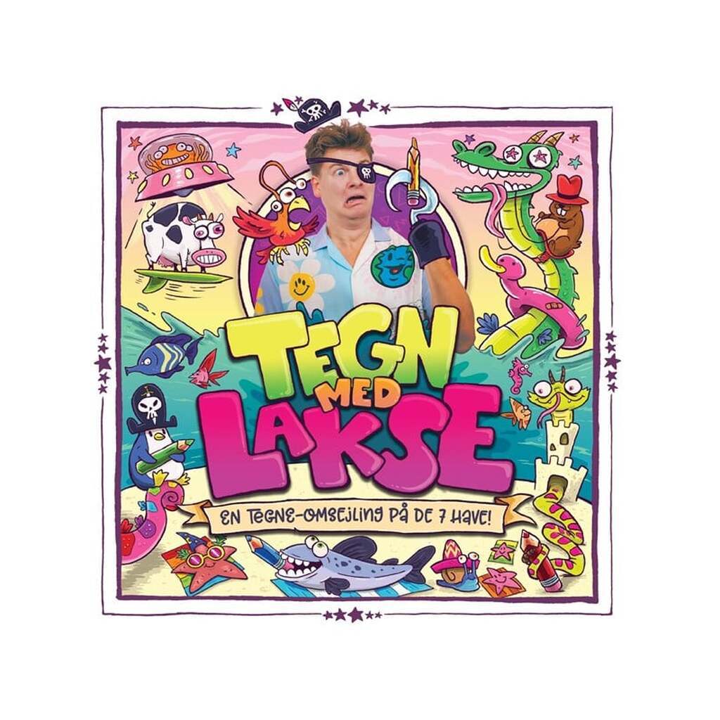 Tegn med Lakse 3 - Børnebog - Hardcover