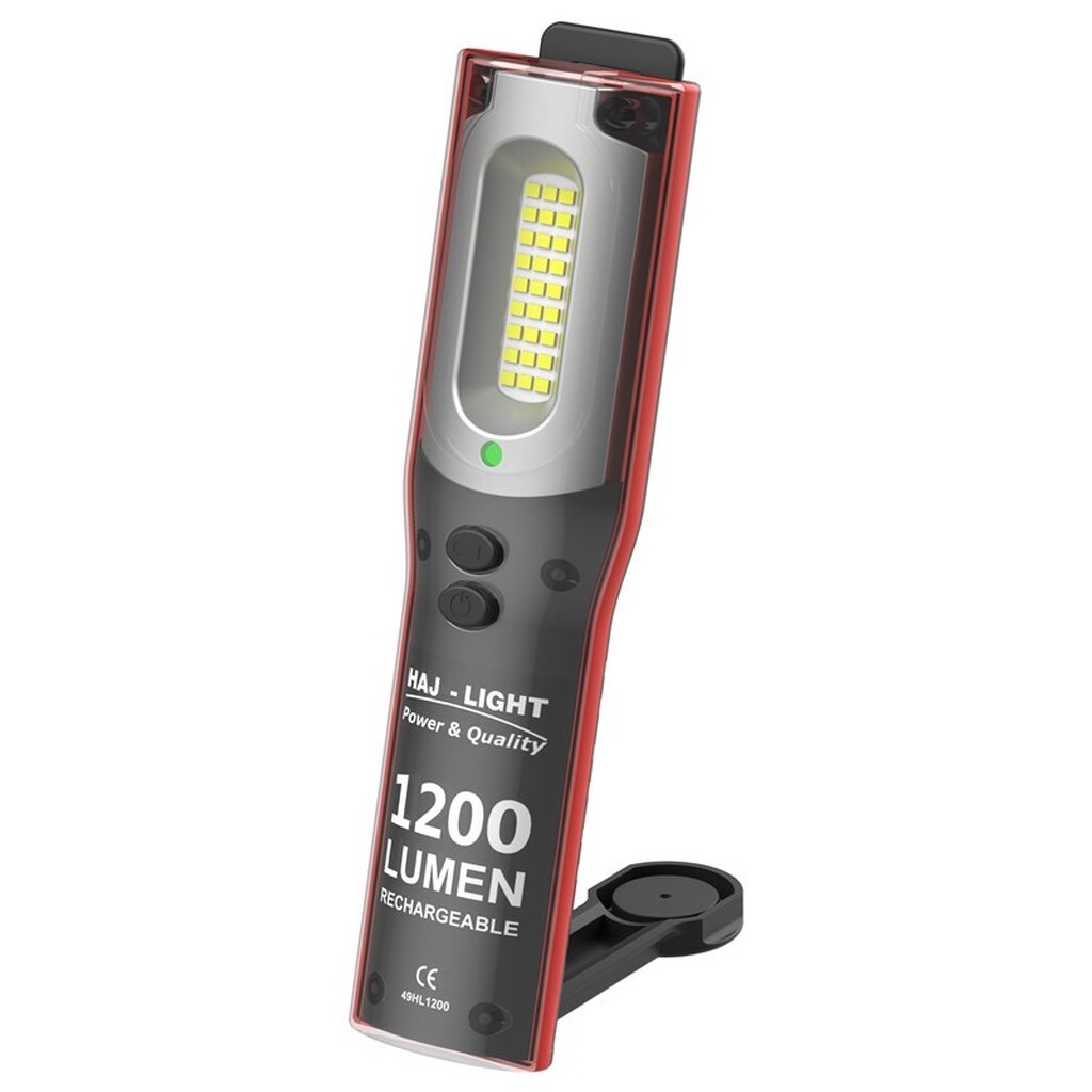 Haj Light Genopladelig Inspektionslampe, 1200 lumen