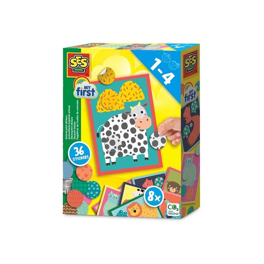 SES Creative My First - Animal Print Stickers