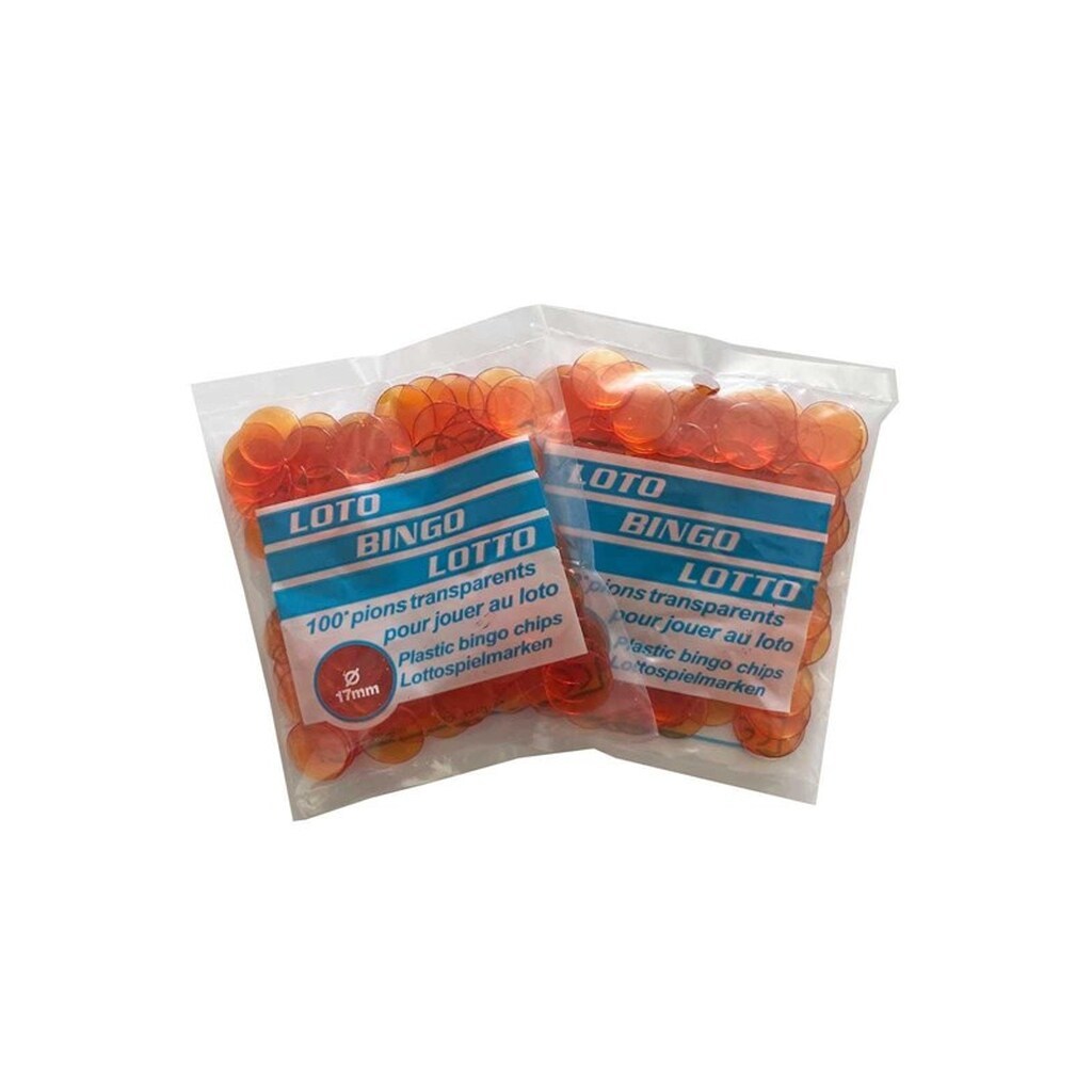 Hobby Mate Dækbrikker til banko, transparente, 100