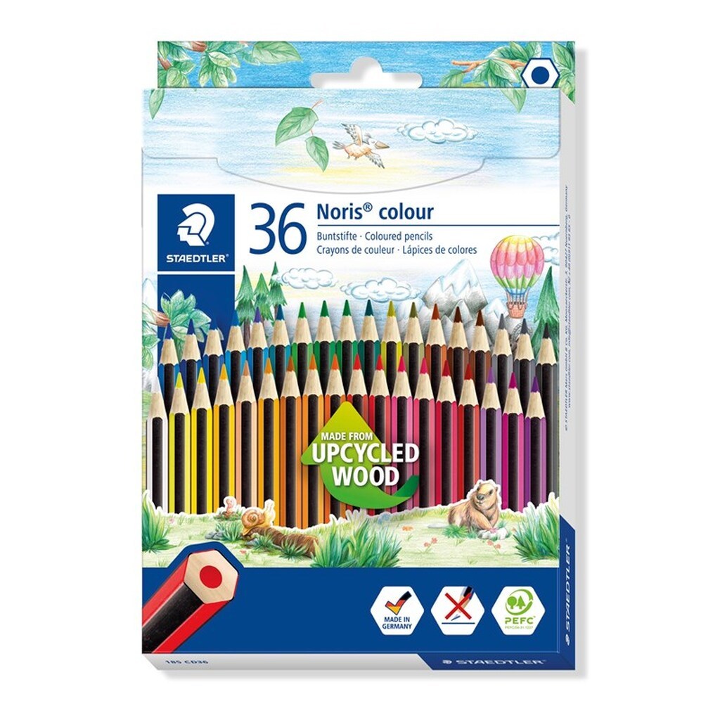 Staedtler Noris Co. Farveblyant 36 ass. 100% PEFC