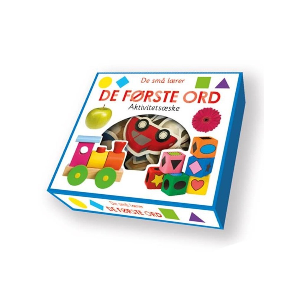 De små lærer DE FØRSTE ORD aktivitetsæske - Børnebog - Papbog