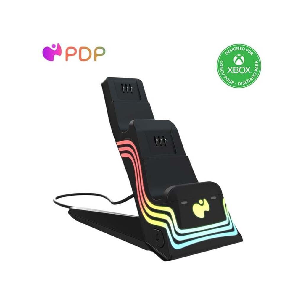 PDP Afterglow Wave - Dual Charger Black - Wired - Microsoft Xbox Series X