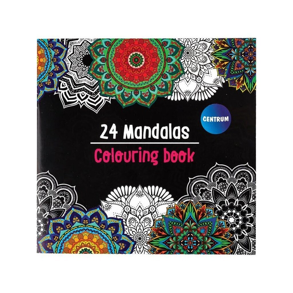 CENTRUM Mandala malehæfte 185*185mm. 24 sider