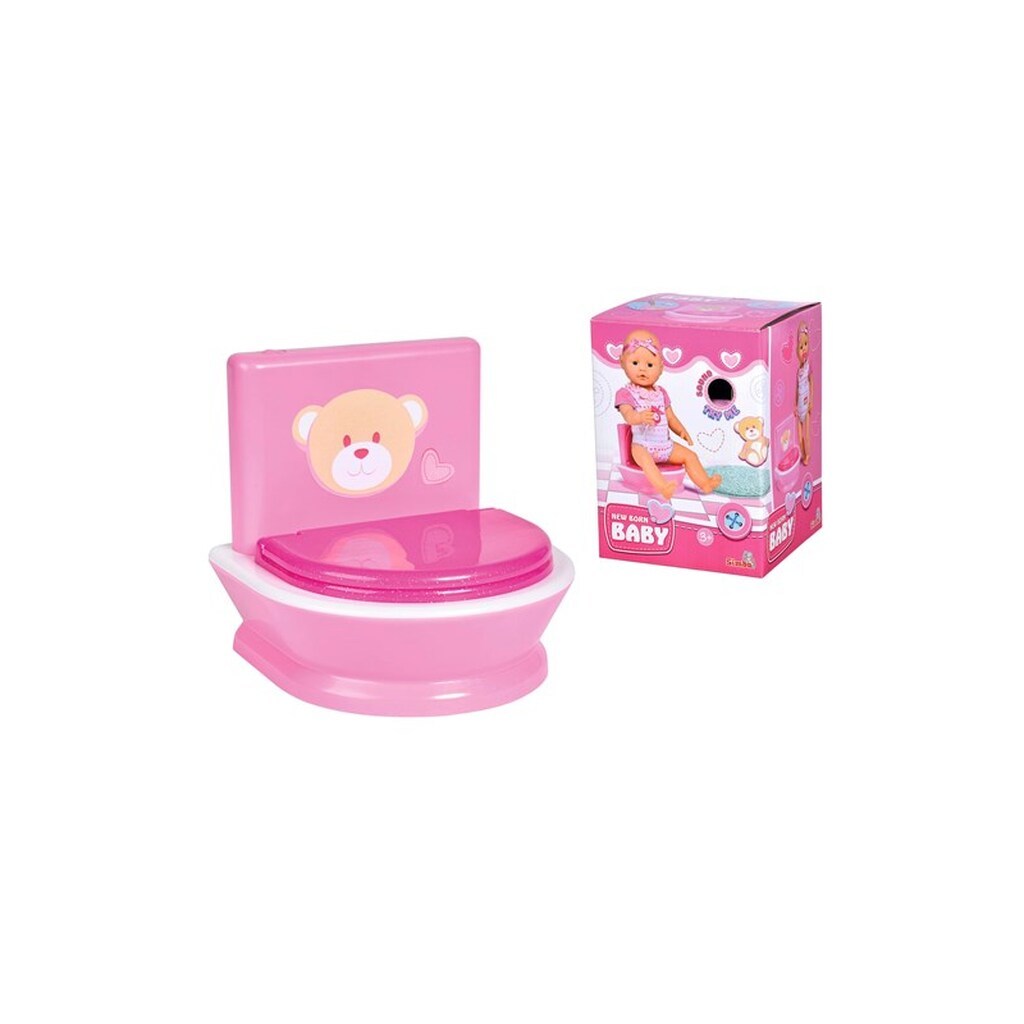 Simba New Born Baby Dukketilbehør Toilet
