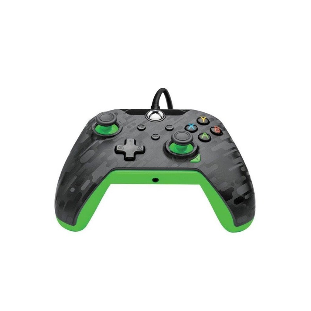 PDP Wired Controller - Electric Carbon &amp; Green - Wired Controller - Microsoft Xbox Series S