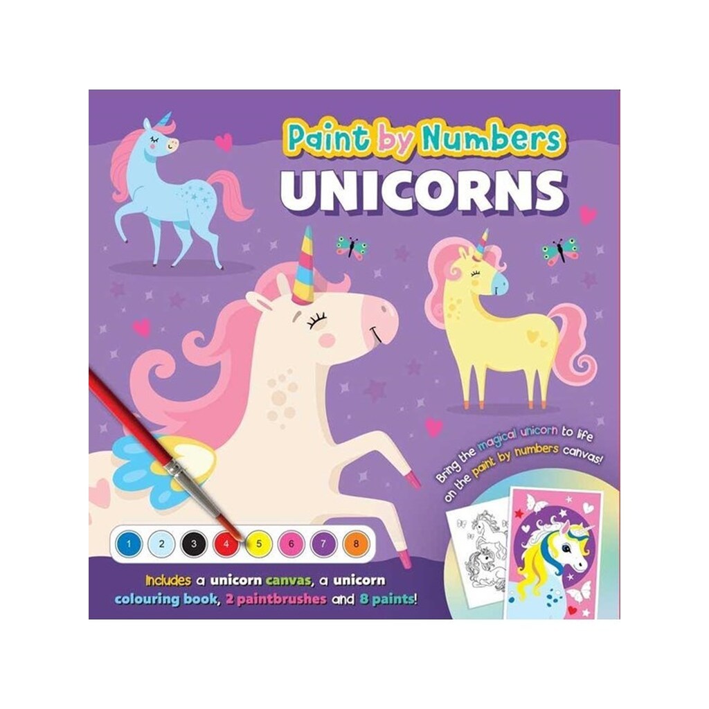 Hobby Mate UNICORN Paint by Numbers Activity Kit
