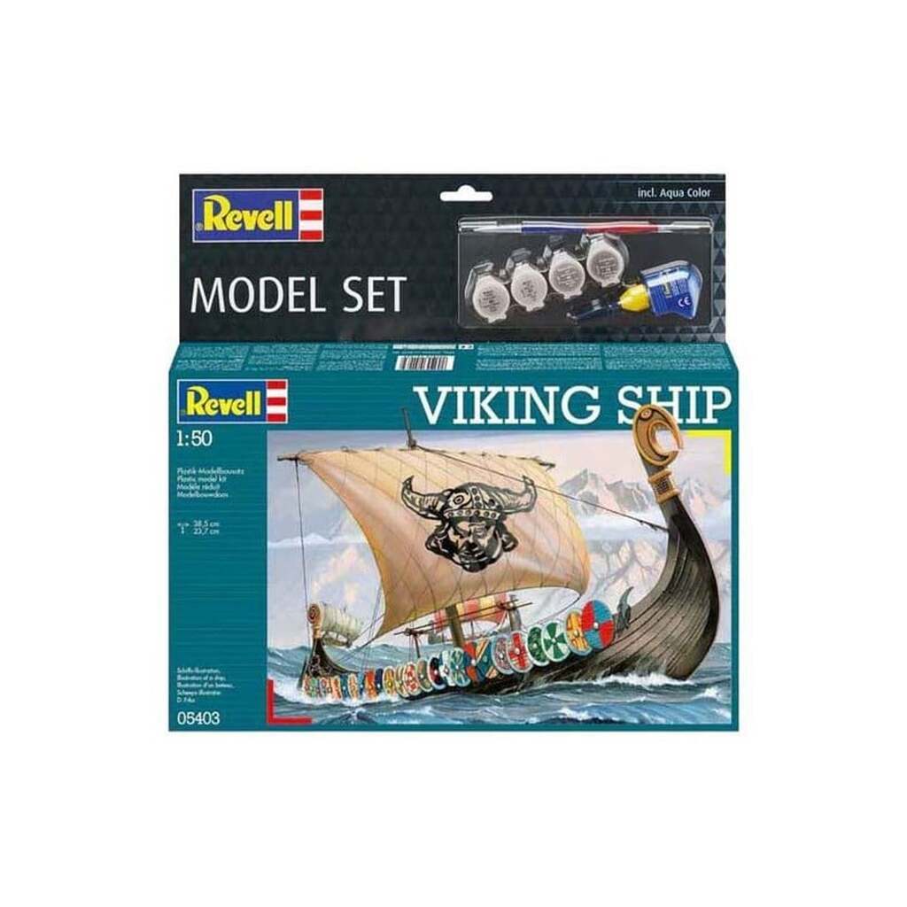 Revell - Model Building Kit - Viking Ship 1:50