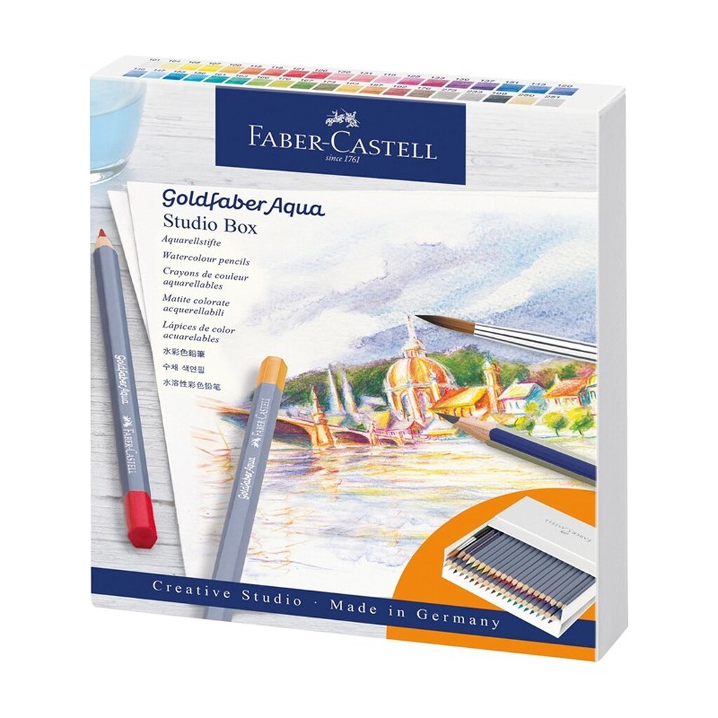 Faber-Castell Goldfaber akvarel Studiebox